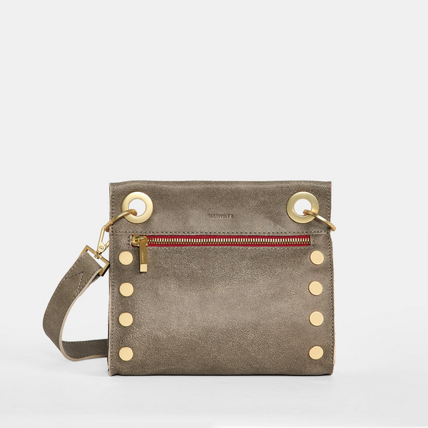 Tony Sml - Pewter/Brushed Gold Red Zip
