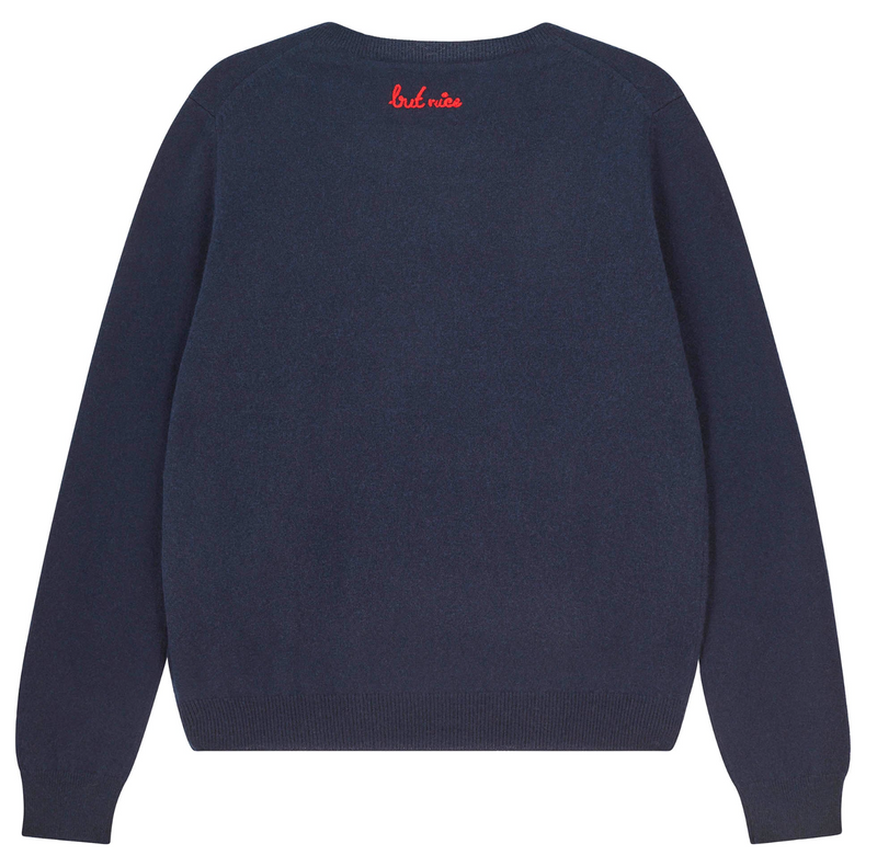 Naughty Crew - Navy Rose