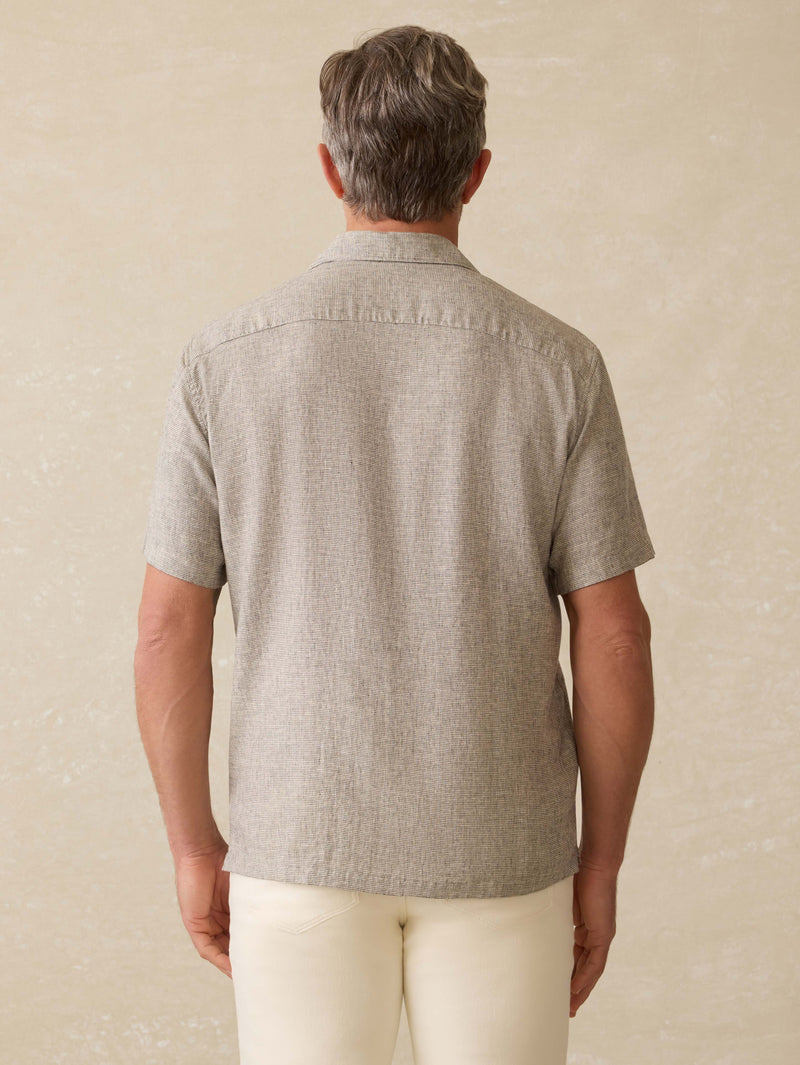 =Short Sleeve Breeze Camp Shirt - Stone Coast