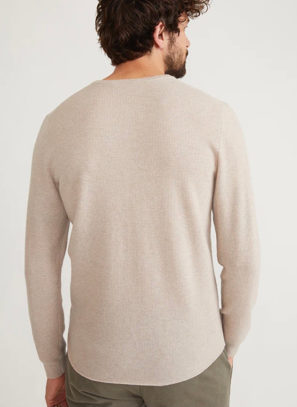 Midweight Sweater Henley - Oyster