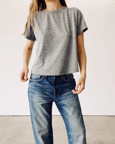 The Boxy Tee - P.E. Grey