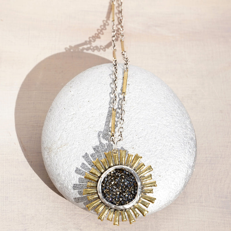 Tripper Chain - Sterling Silver & Brass - 32"