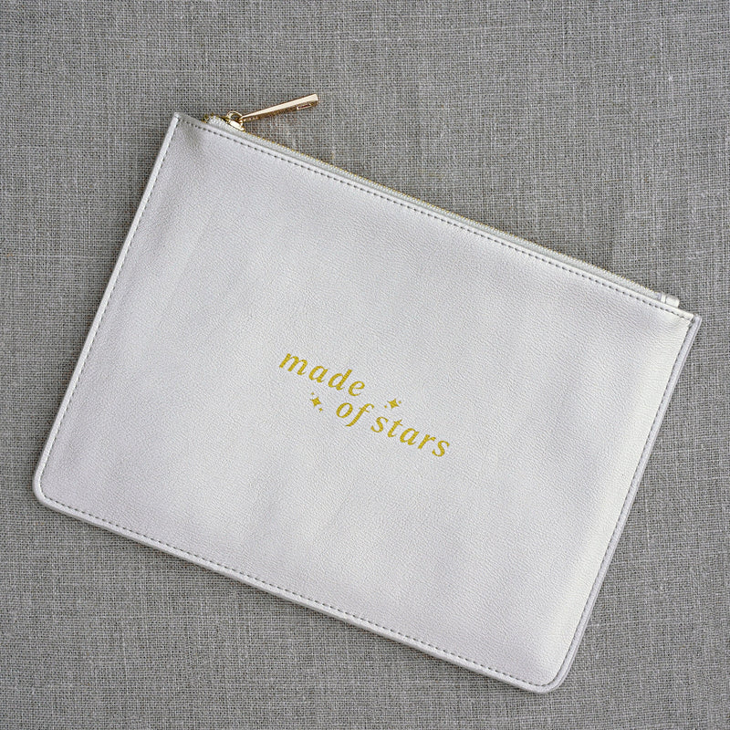 Made of Stars Zip Pouch