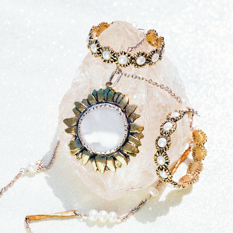 Lume Chain - Freshwater Pearl - 22"