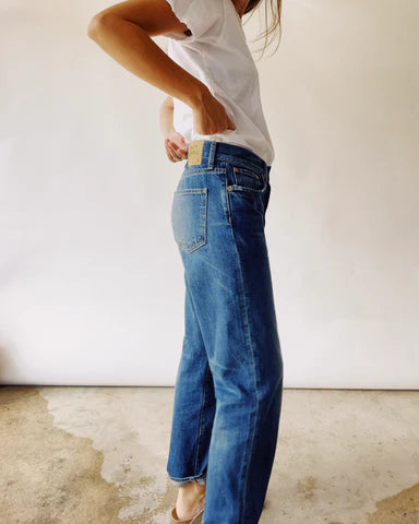 The Loose Crop Pant - Richman Wash