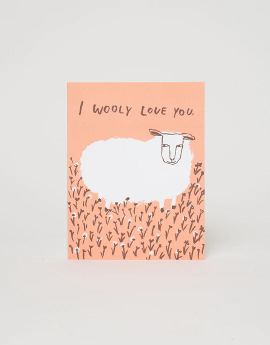 Wooly Love You Sheep Card