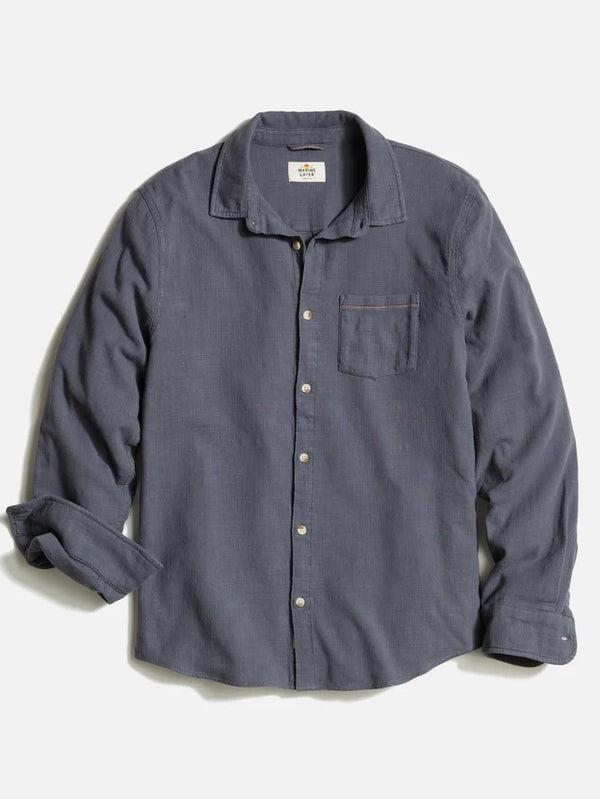 LS Classic Stretch Selvage Shirt - India Ink