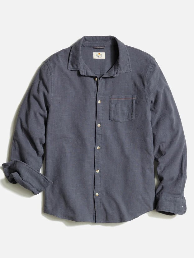 LS Classic Stretch Selvage Shirt - India Ink