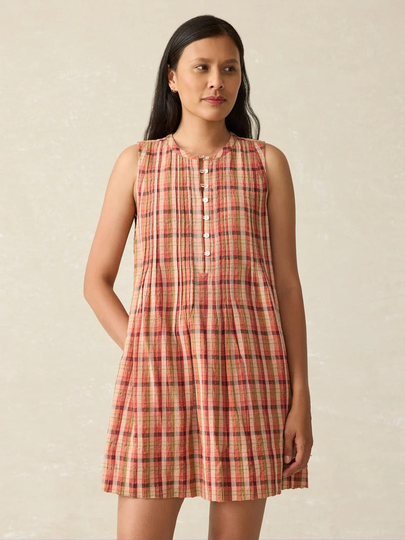 Isha Dress - Sunset Gingham