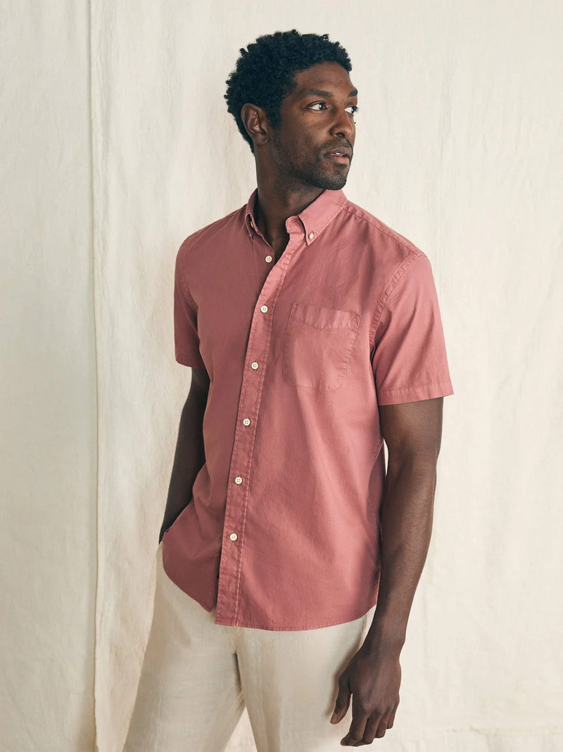 SS Stretch Playa Shirt - Faded Flag