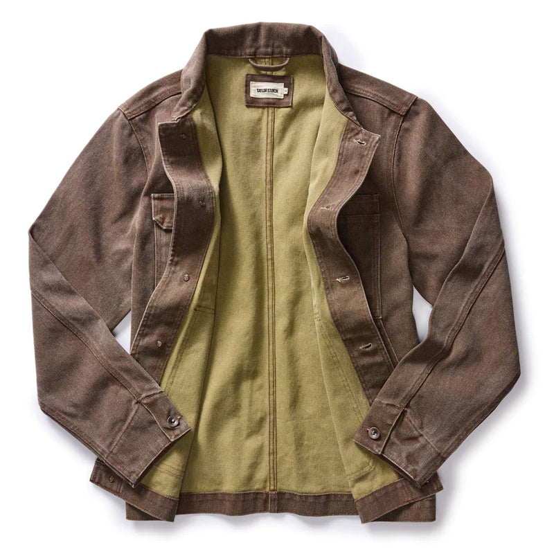 The Longshore Jacket - Aged Penny Chipped Canvas