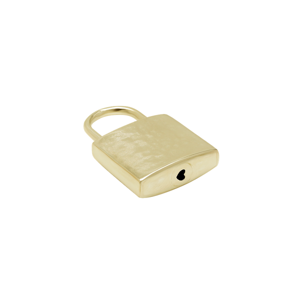 Guard Your Magic Lock Pendant Ceramic Coated Brass