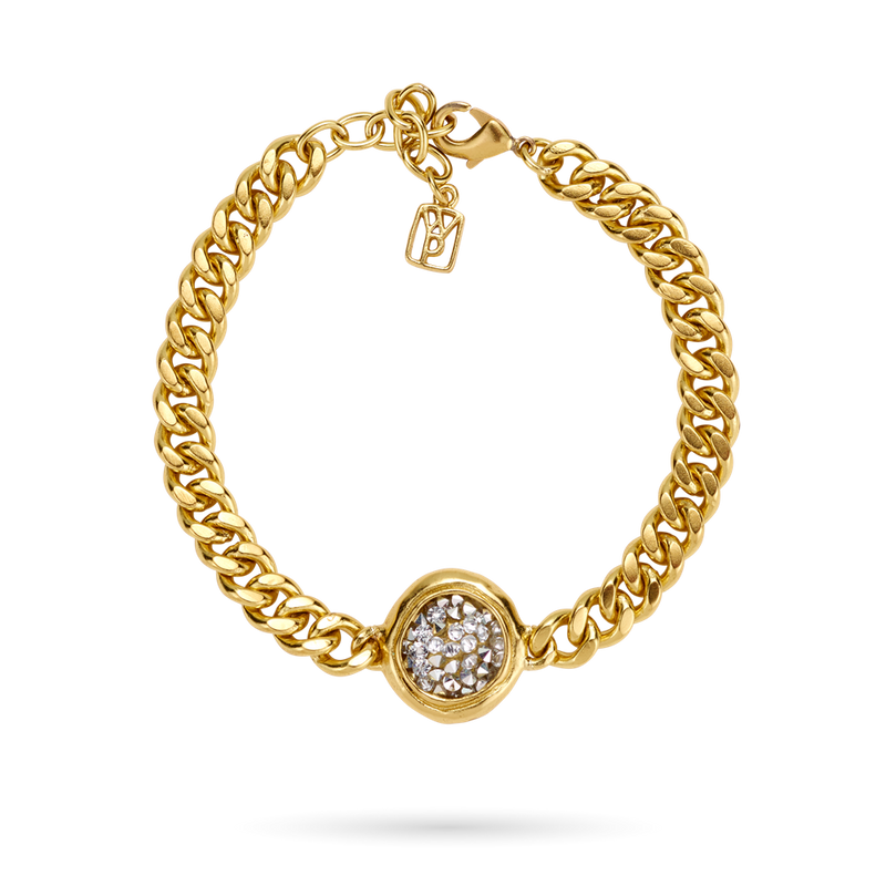 Kristal Dome Figaro Bracelet