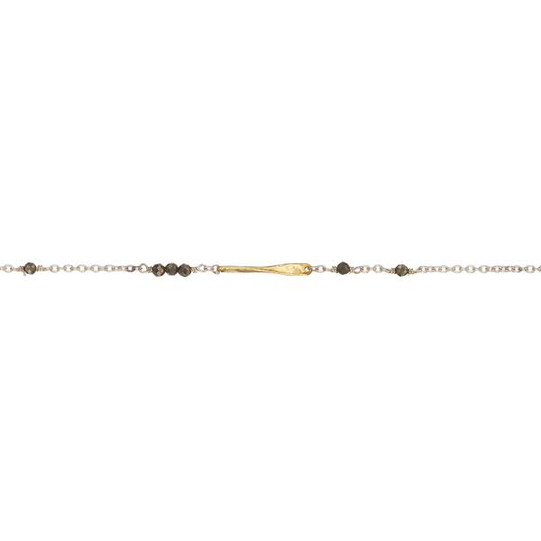 Lume Chain - Pyrite - 18"