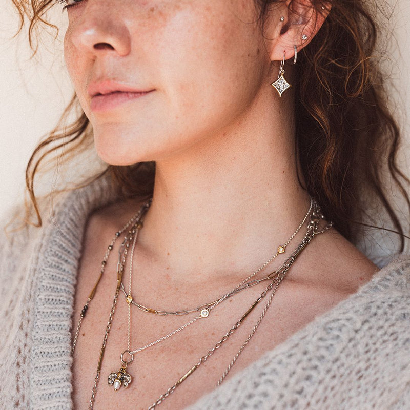 Lume Chain - Pyrite - 28"