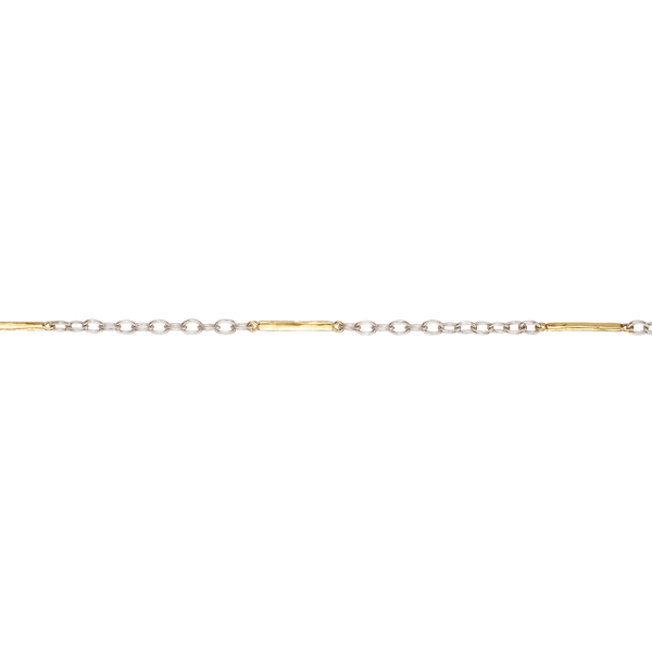 Tripper Chain - Sterling Silver & Brass - 32"
