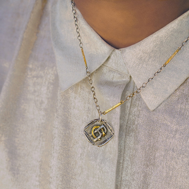 Tripper Chain - Sterling Silver & Brass - 32"