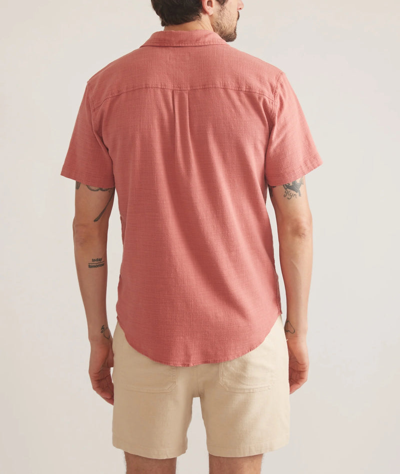 SS Classic Stretch Selvage Shirt - Rust