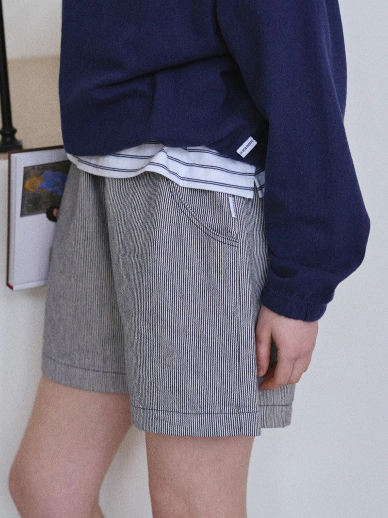 City Shorts - Blue Stripe