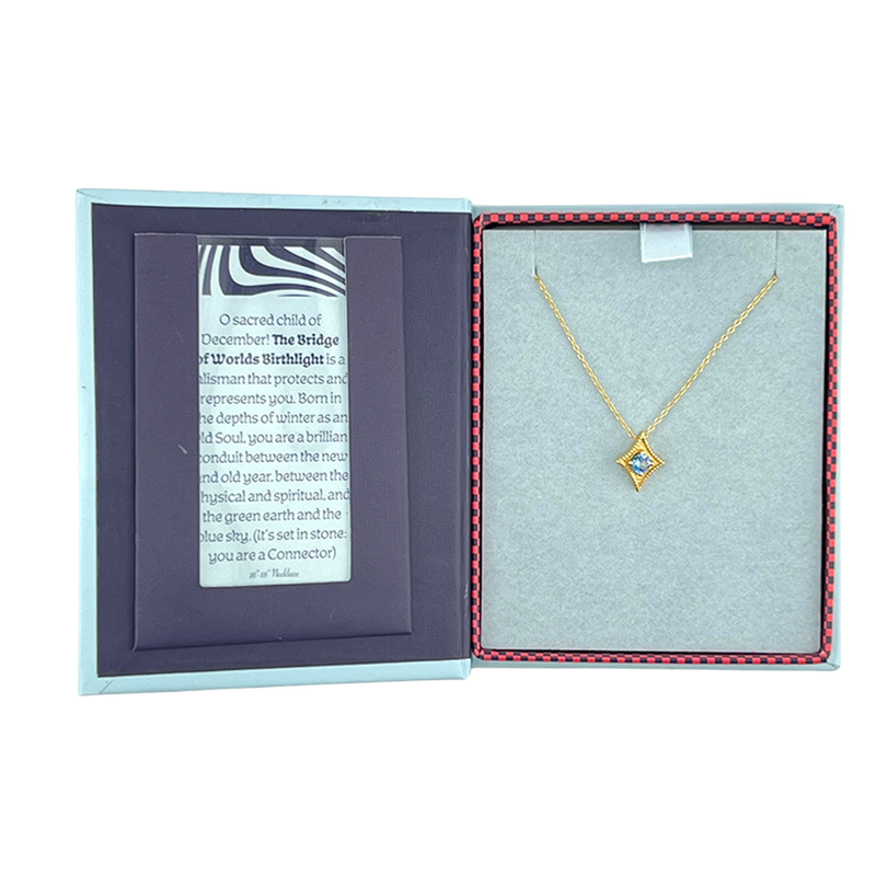 A Star Is Born Birthstone Necklace - December