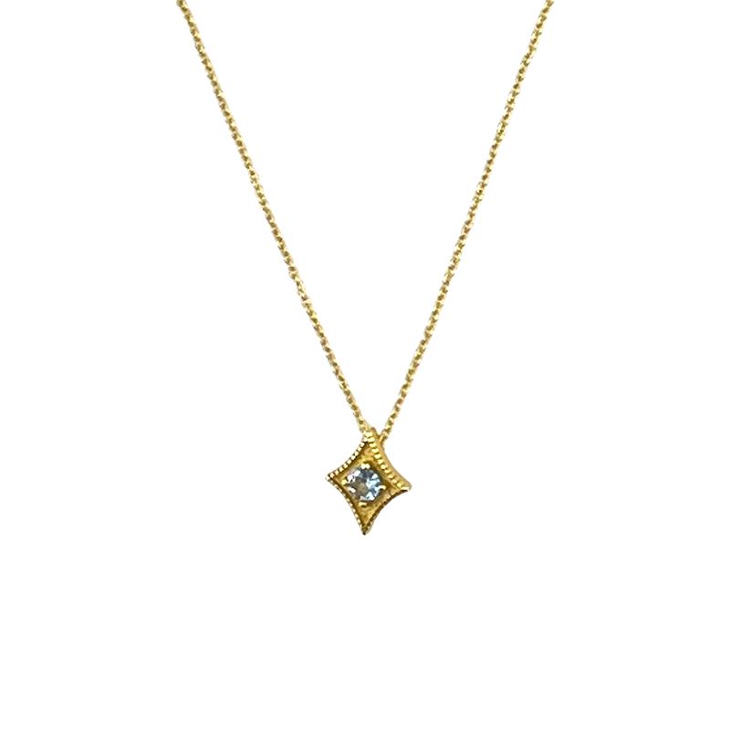 A Star Is Born Birthstone Necklace - March
