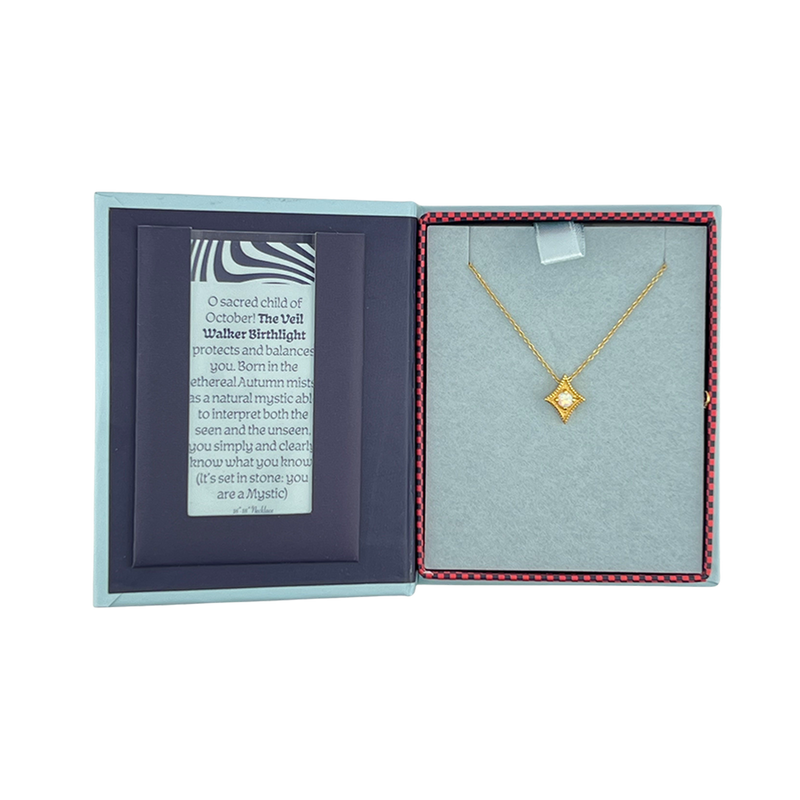 A Star Is Born Birthstone Necklace - October