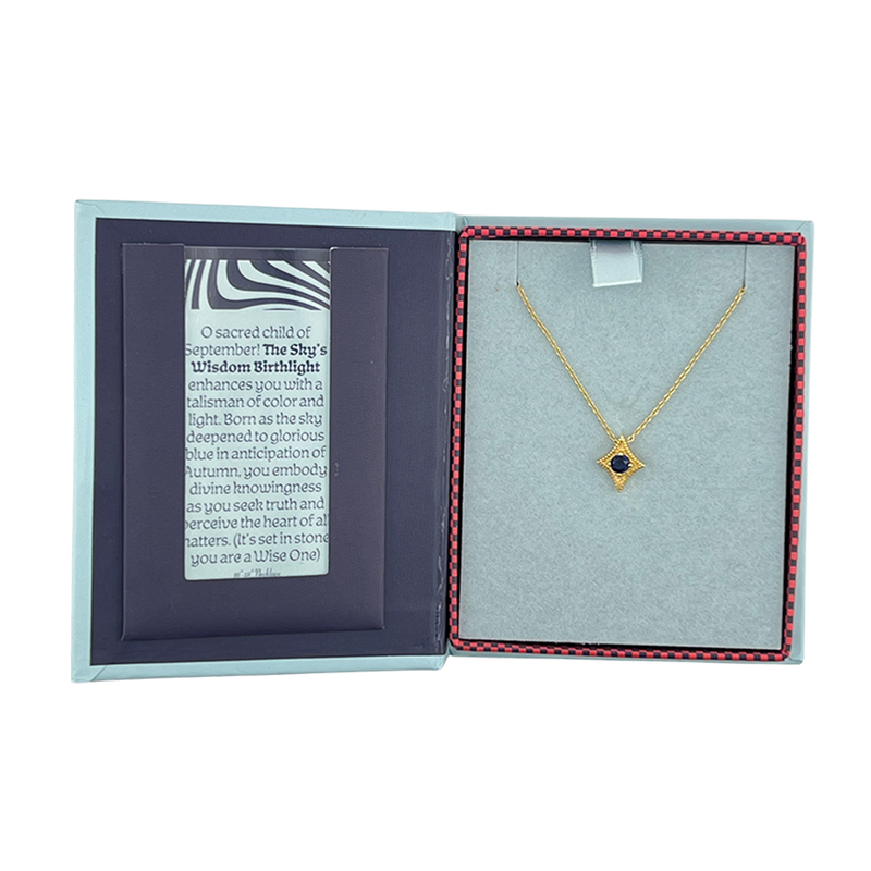 A Star Is Born Birthstone Necklace - September