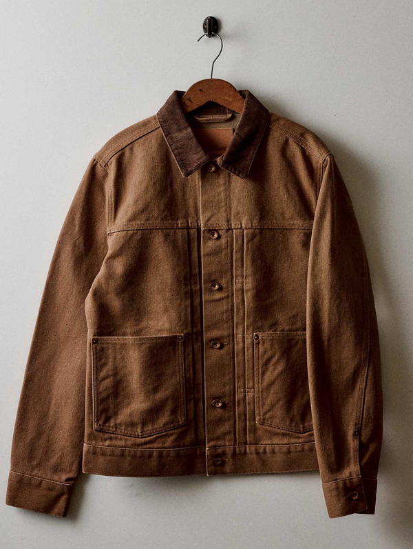 The Longshore Jacket - Tobacco Chipped Canvas