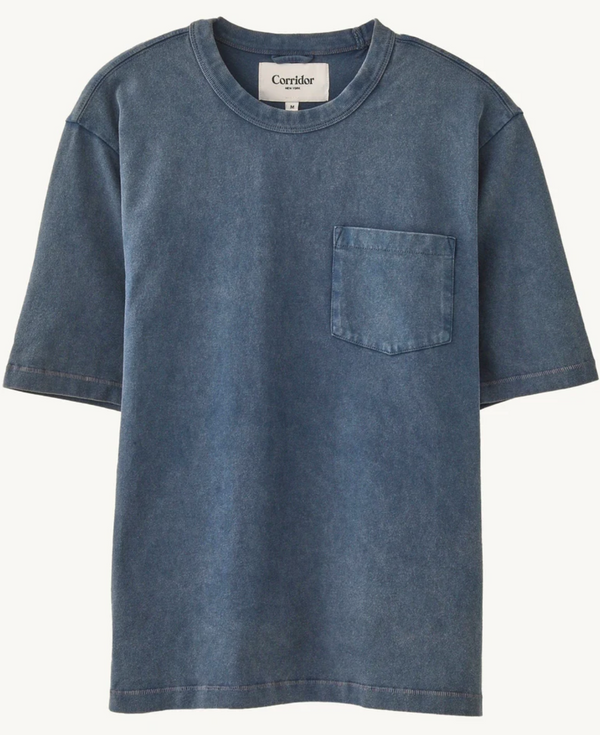 Garment Dye Tee - Navy