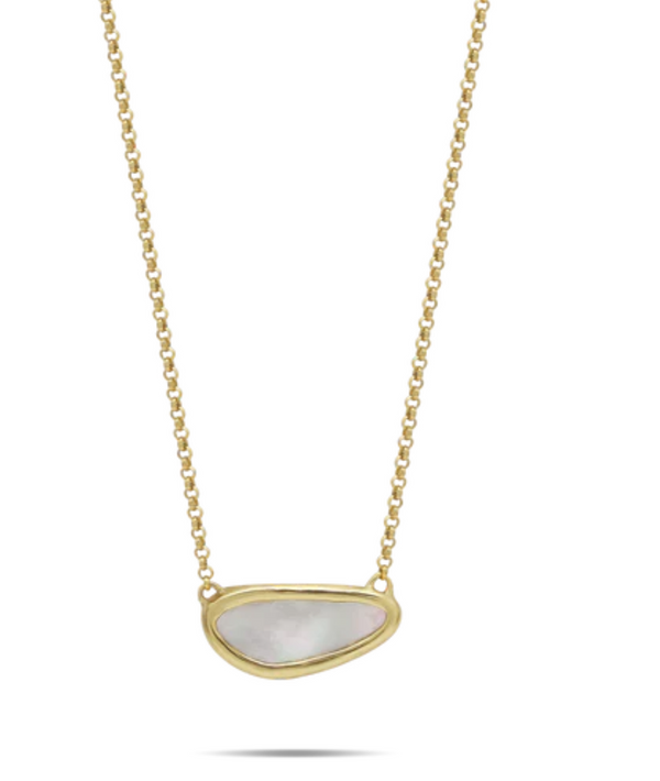 Petite Dream Traveler Necklace - Mother of Pearl