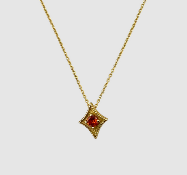 A Star Is Born Birthstone Necklace - January