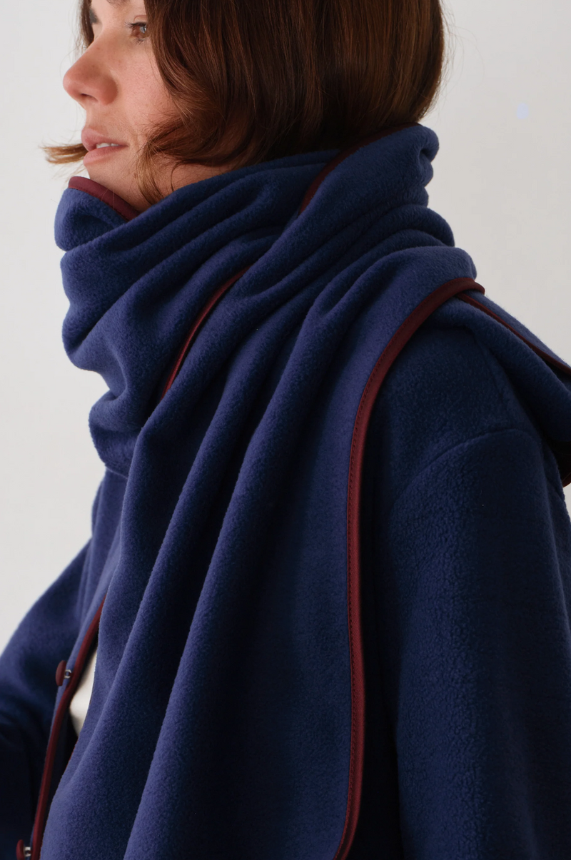 The Polar Fleece Scarf - Navy