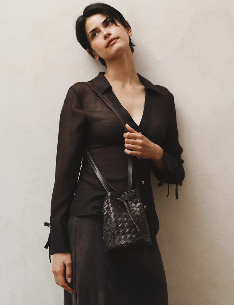 Mini Adele Bucket - Espresso