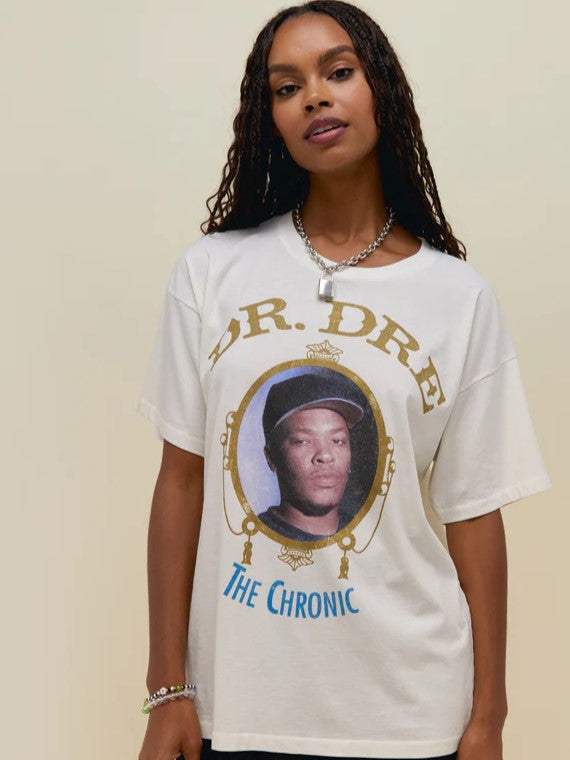 Dr. Dre the Chronic Merch Tee - Vintage White