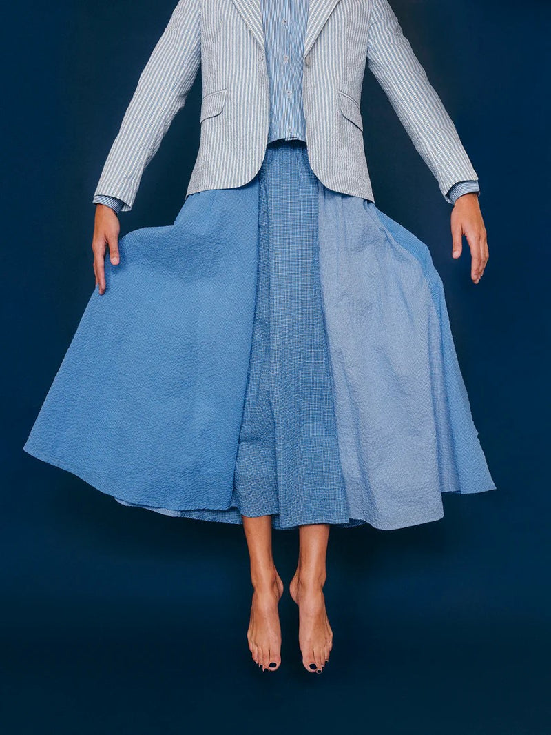 Lulu Skirt - Lake Mixed Plaids
