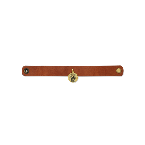 Holding Light Leatherband Cuff - Large