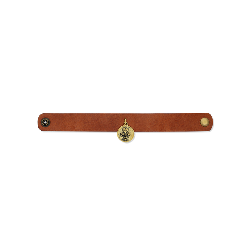 Holding Light Leatherband Cuff - Large