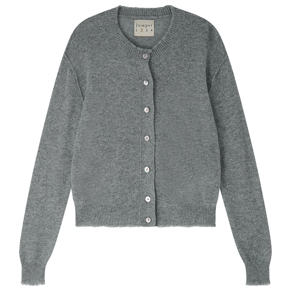 Distressed Cardigan - Cloudy