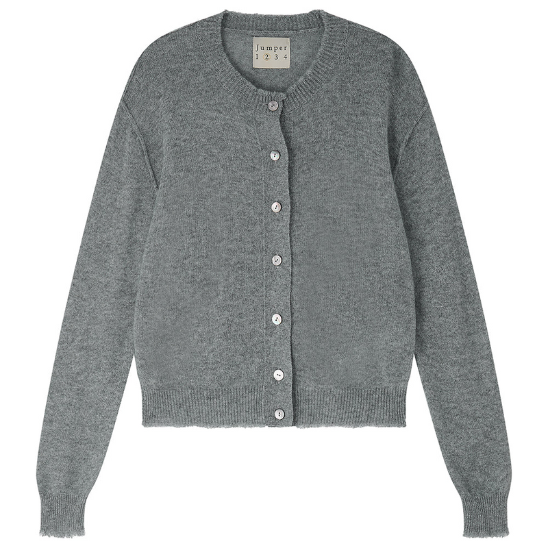 Distressed Cardigan - Cloudy