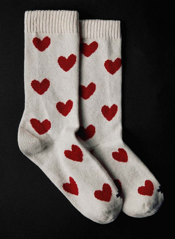 The Heart Sock - Natural