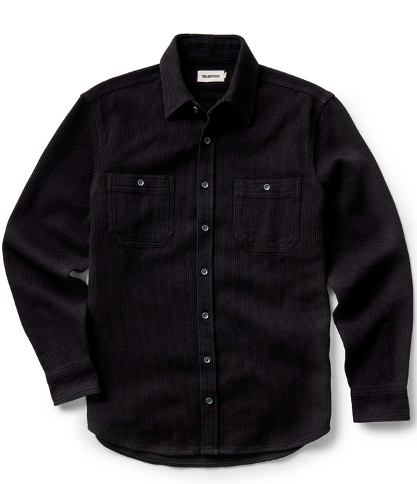 The Utility Shirt -Black Indigo Sashiko