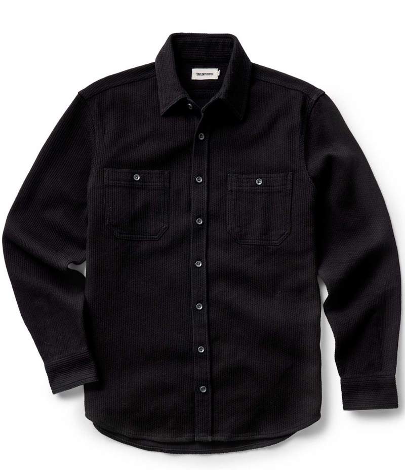 The Utility Shirt -Black Indigo Sashiko