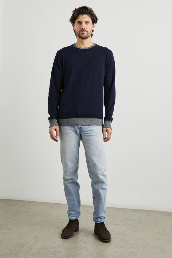 Burns Sweater - Perfect Navy