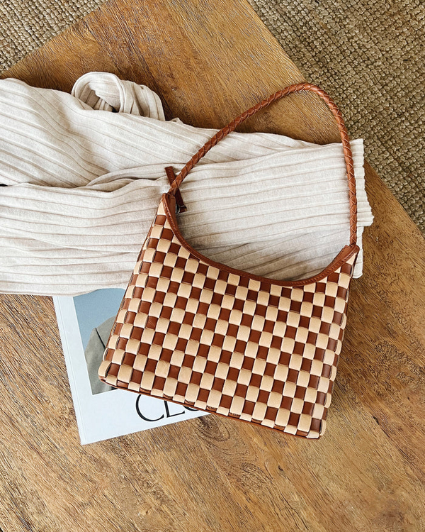 Marni Bag Small - Caramel X Sienna Check