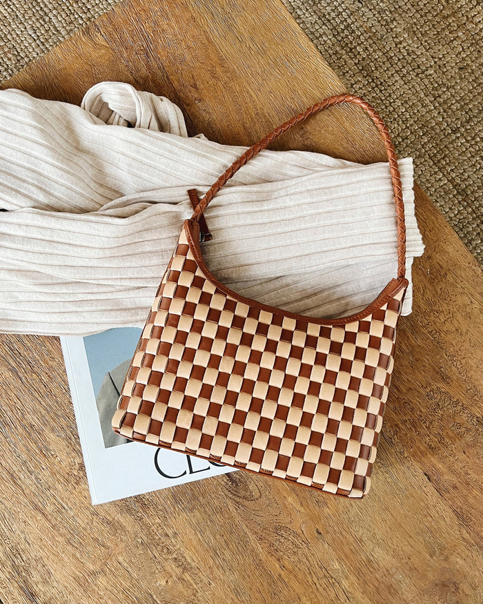 Marni Bag Small - Caramel X Sienna Check