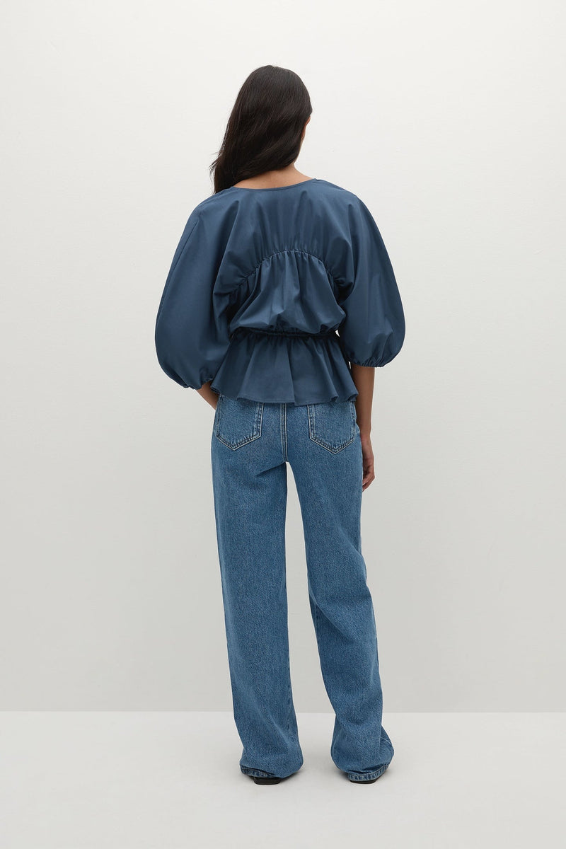 Sigrid Top - Vintage Navy