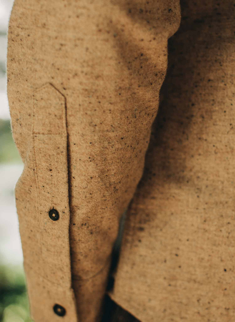 The Yosemite Shirt - Oat Donegal