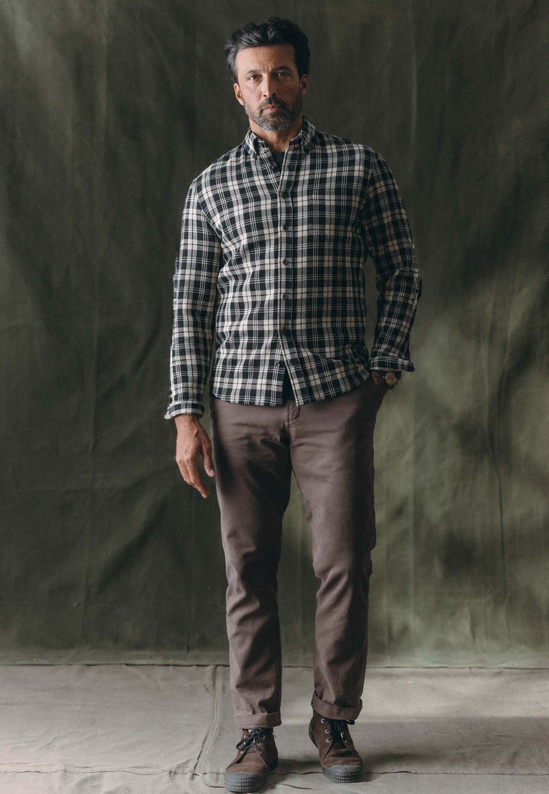 The Jack - Coal Plaid Waffle