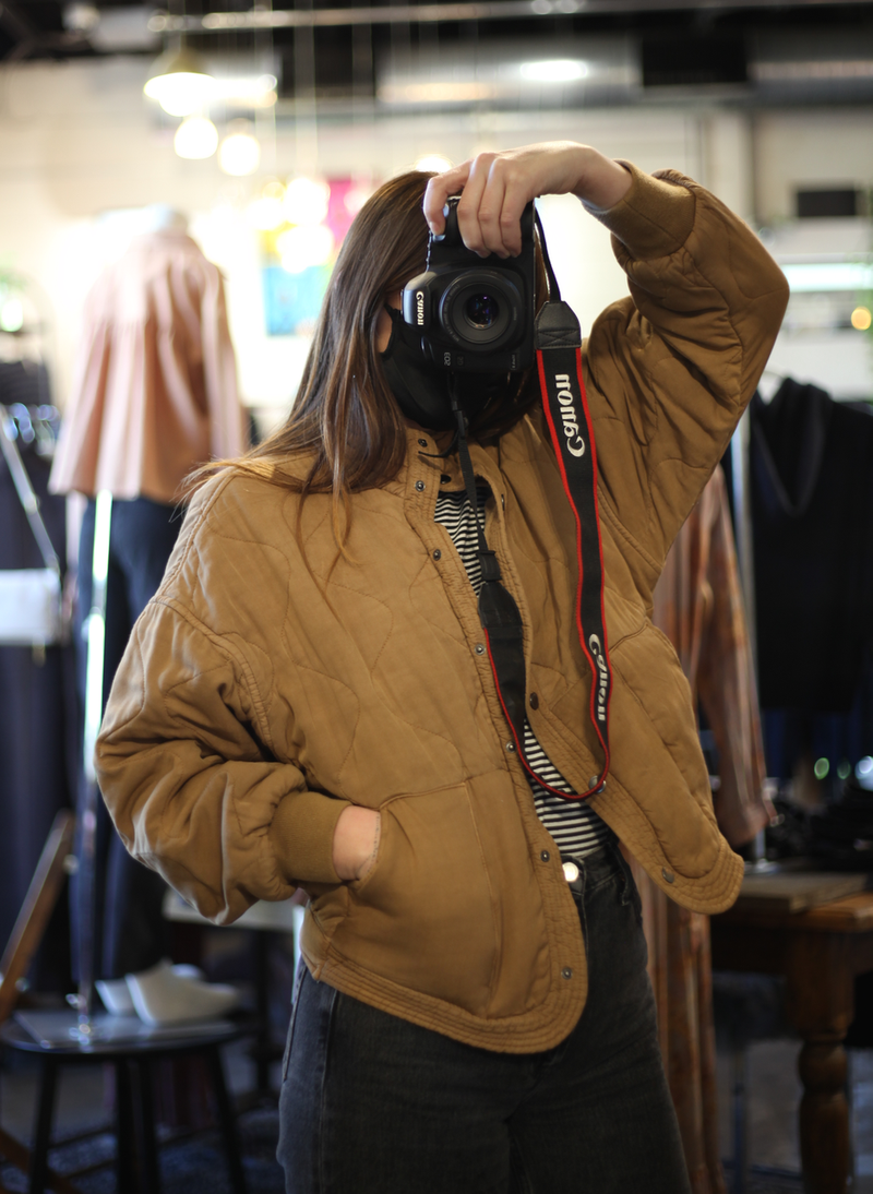 Quilted Jacket - Chai Tea