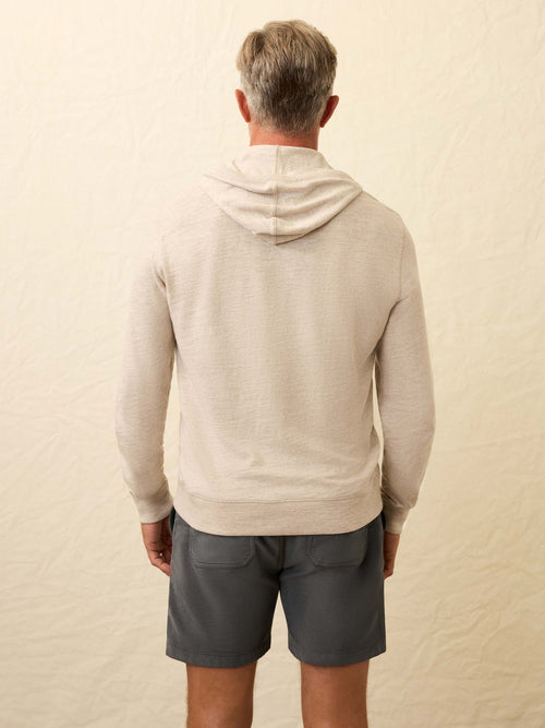 Sunwashed Slub Hoodie - Oat Plains Heather